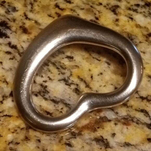 TIFFANY & CO STERLING HEART PENDANT. LARGE SIZE SIGNED ELSA PERETTI 925 SPAIN. - Picture 7 of 10